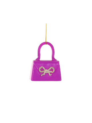 Bow Bag Pink Ornament
