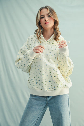 Ditsy Floral Pullover