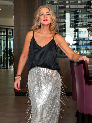 Double Layered Tank - Black