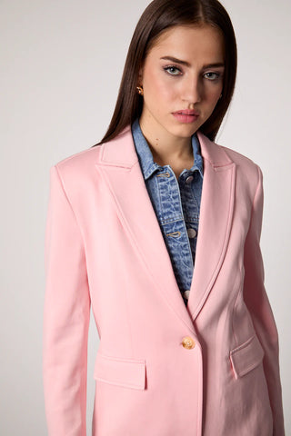 Helen Pink Blazer w/ Denim