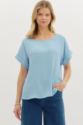 Kim's Fav Top Blue