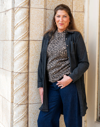 Leslie Shacket Black Heather