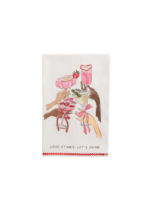 Love Valentines Cotton Towel