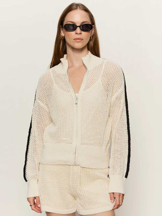 Open Stitch Track Jacket