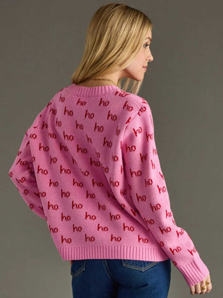 Pink Ho Ho Ho Sweater
