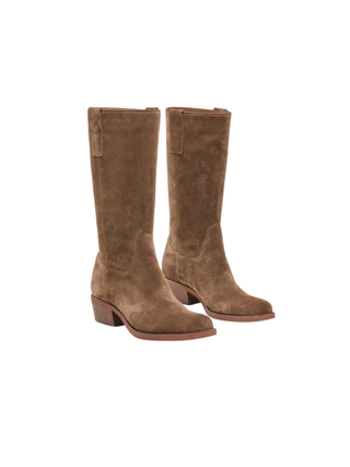 Romie Chocolate Suede Boot
