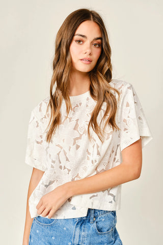 Secret Formula Lace Tee