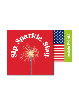 Sip, Sparkle, Slay Napkins