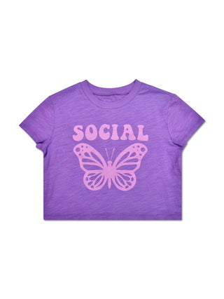 Social Butterfly Boxy Tee