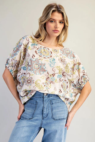 Vintage Botanical Blouse