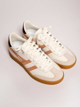 Viper Leather Cameo & Dark Brown Sneakers